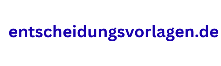 Entscheidungsvorlage Logo